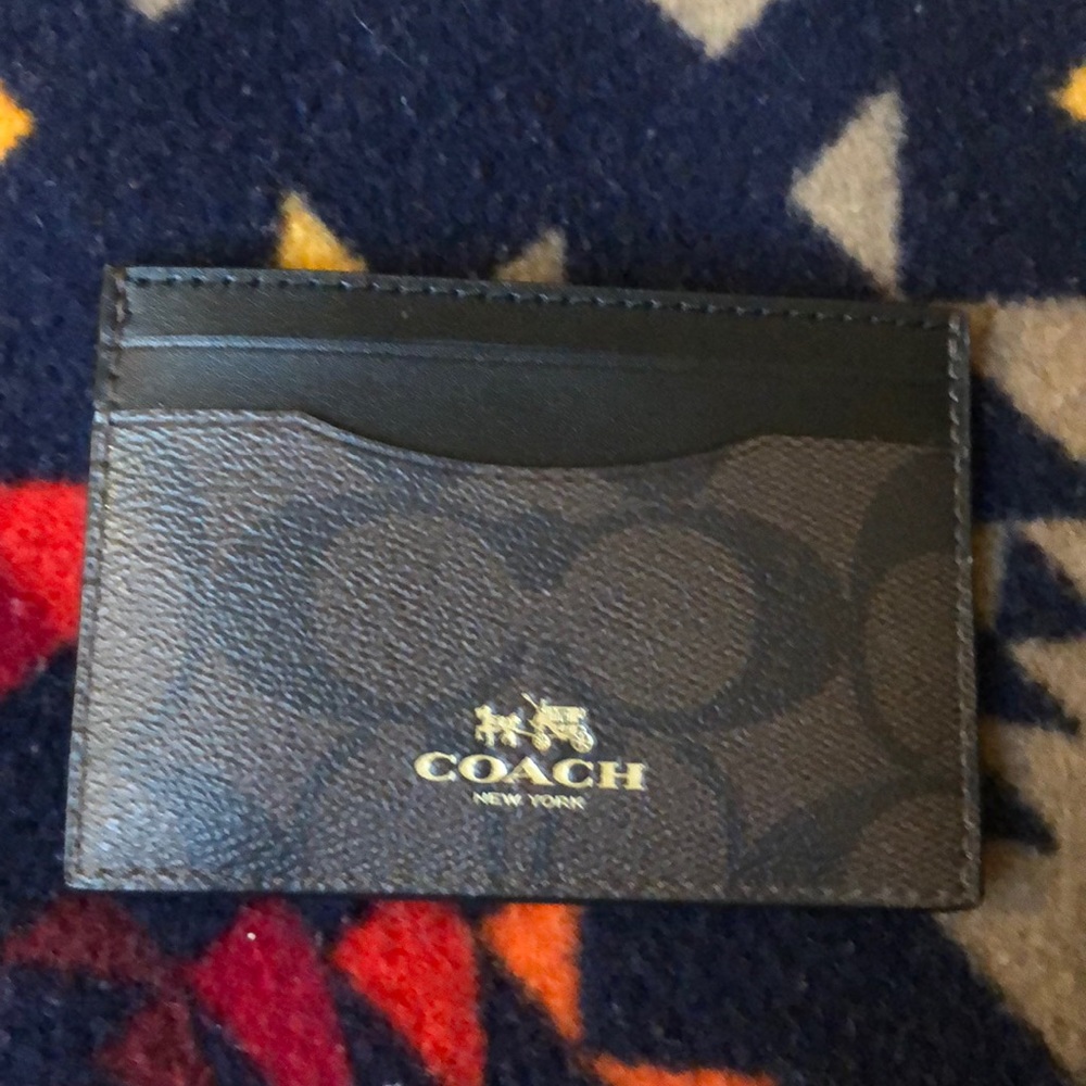 Coach card case/ holder